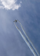 Aircraft  in the Sky during airshow