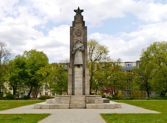 Fototapeta na wymiar Sowjetdenkmal in Frankfurt/Oder
