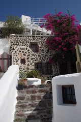 Maison bougainvilliers Grèce Cyclades
