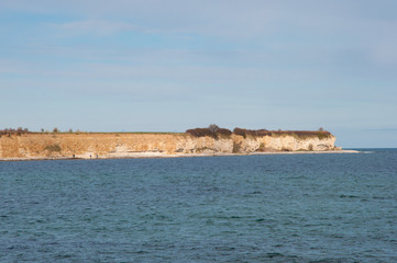 Fototapeta na wymiar Stevns Cliffs in Denmark
