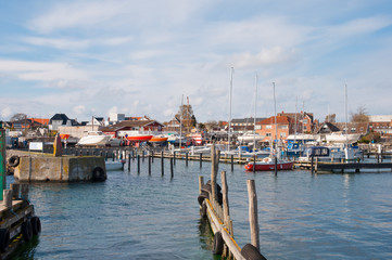 Fototapeta na wymiar Port of Rodvig in Denmark