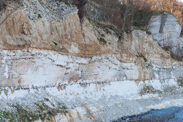 Fototapeta na wymiar Stevns cliffs