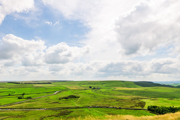 Mam Tor hill near Castleton and Edale in the Peak District National Park