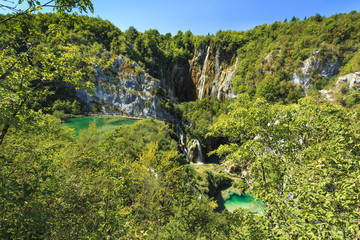 Fototapeta premium Chorwacja, Park Narodowy Jezior Plitwickich