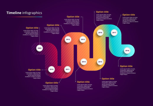 Colorful 4-Section Circular Infographic Layout 2