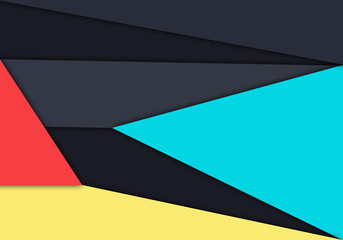 Material Design Illustrations image, background image for logo, screen-saver, desktop. Multicolored texture for graphics.