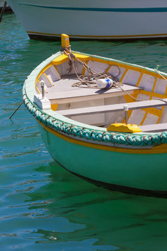 wooden boat in Malta