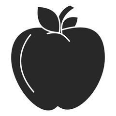 apple fresh fruit icon vector illustration design
