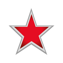 Obraz premium star icon over white background colorful design vector illustration