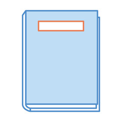 text book school icon vector illustration design