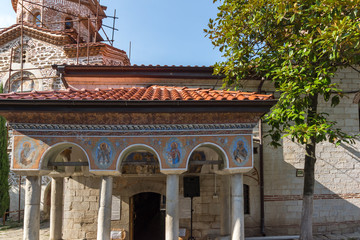 Obraz premium Panoramic view of Medieval Bachkovo Monastery, Bulgaria