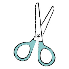 scissors school isolated icon vector illustration design