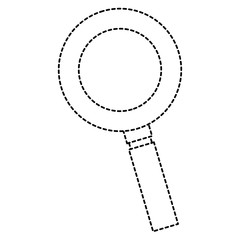 magnifying glass isolated icon vector illustration design