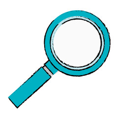 magnifying glass isolated icon vector illustration design