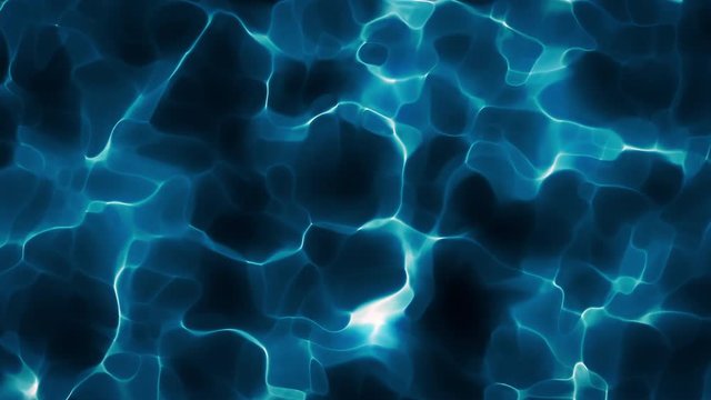 Deep Blue Ocean Water Abstract Background Loop