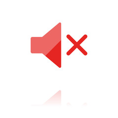 farbiges Symbol - Stumm-Symbol