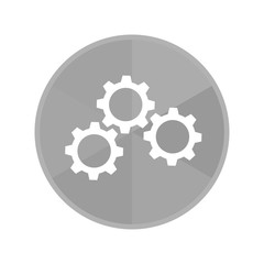Kreis Icon - Zahnräder horizontal