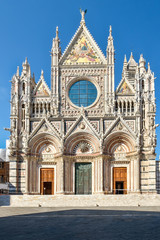 Fototapeta premium The Cathedral of Siena in Tuscany, Italy