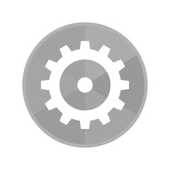Kreis Icon - kleines Zahnrad