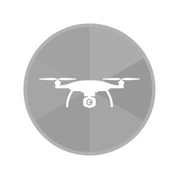 Kreis Icon - Drohne frontal
