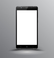 Smartphone mockup.