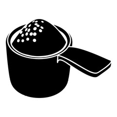 Detergent dose icon, simple style