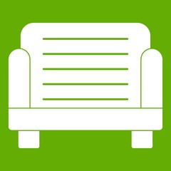 Armchair icon green