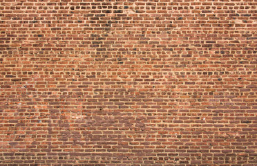 Weathered Brown Brick Wall