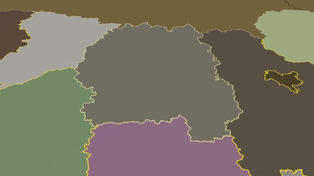 Zhytomyr - Ukraine, region extruded. Solids