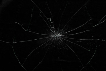 Cracked Glass Of Display - Powered by Adobe