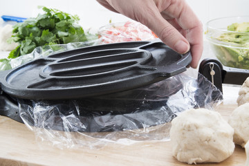 Opening Tortilla Press