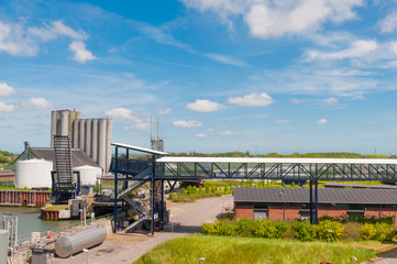 Obraz premium Ferry port of Rodbyhavn in Denmark
