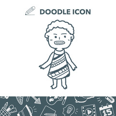 African people doodle