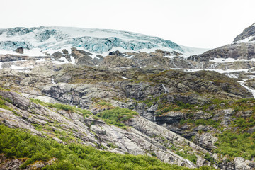 Fototapeta na wymiar Boyabreen Glacier in Norway