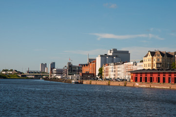Naklejka premium Lubeck harbor