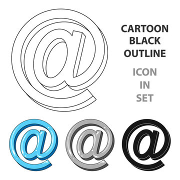 Email symbol.Mail and postman single icon in cartoon style vector symbol stock illustration web.