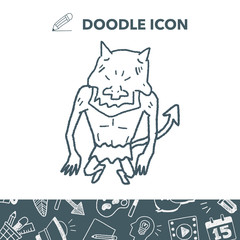 monster doodle