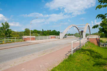 Bridge in Berkenthin in North Germany