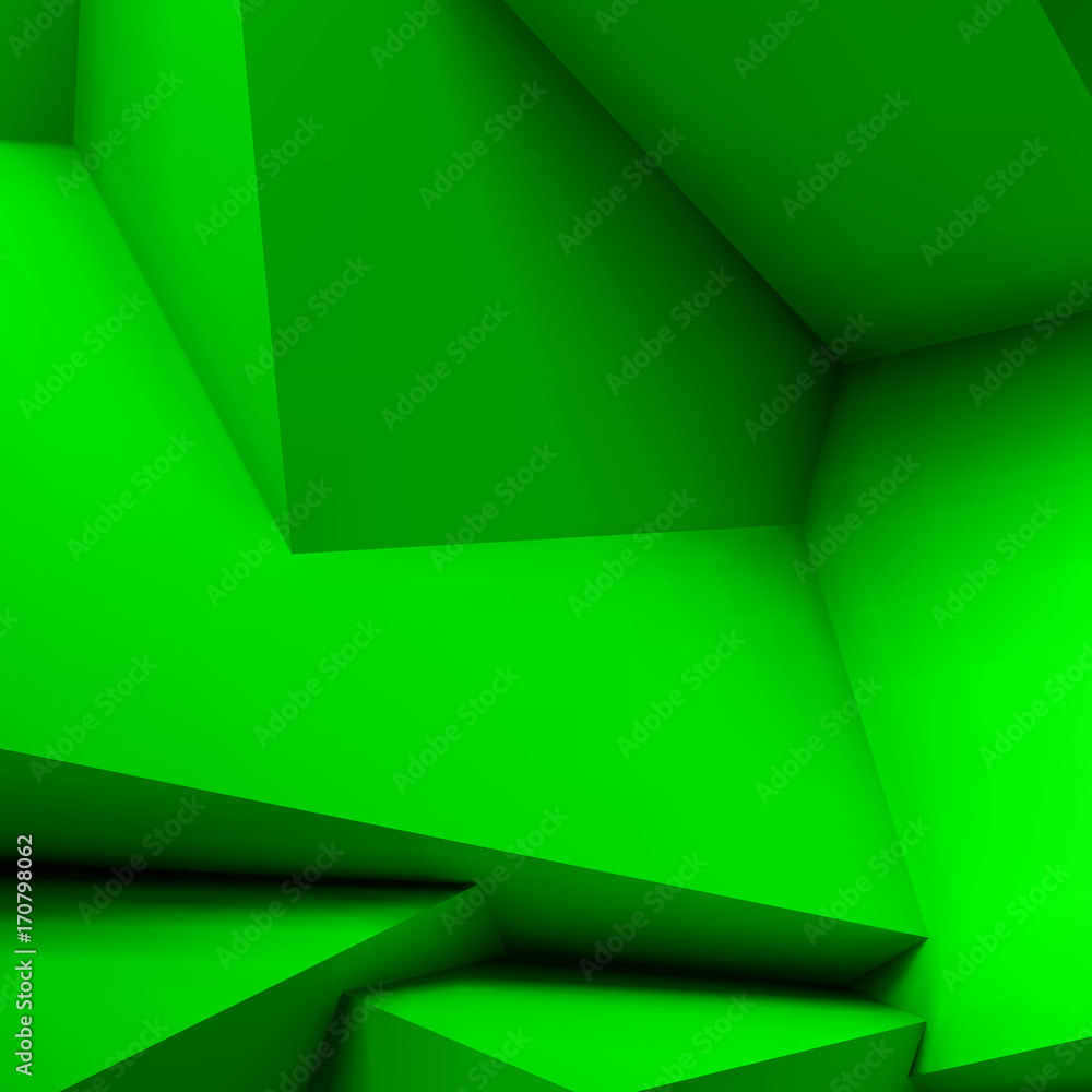 Poster abstract geometric background with overlapping cubes