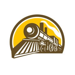  Steam Locomotive Train Icon
