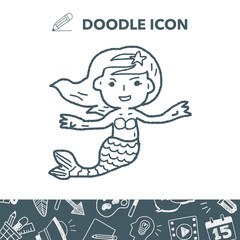 Mermaid doodle