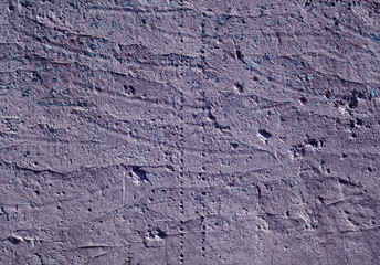 Blue color weathered plaster wall surface.