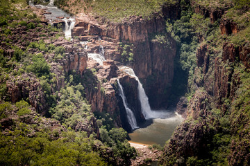 split cascade of Twin Falls, Kakadu © Janelle