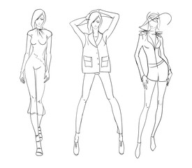 SKETCH. fashion girls