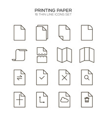 Paper flat icon