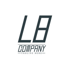 Initial Letter LB Design Logo Template