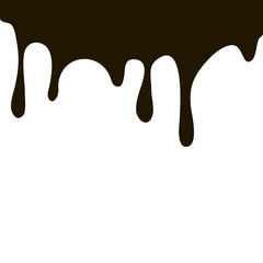 Blot on white background. Isolated blot. Vector illustration.