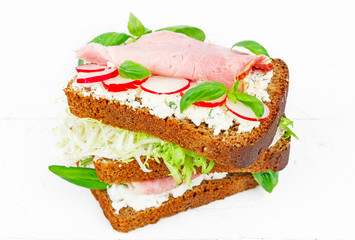 Multi-layer smorrebrod