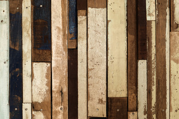 Old vintage wooden wall.
