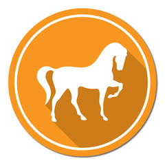 Horse silhouette icon